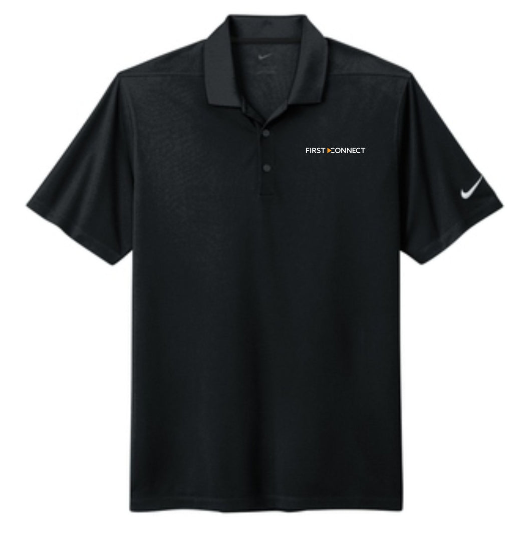 First Connect Nike Men's Black Polo