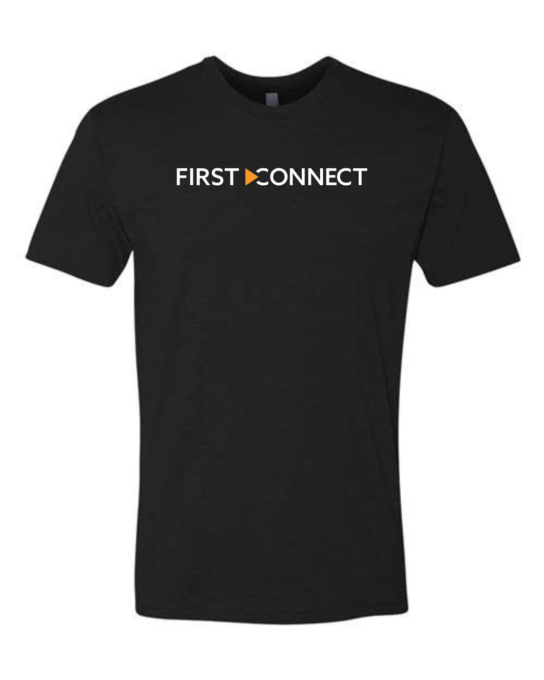 First Connect Men's Black T-Shirt