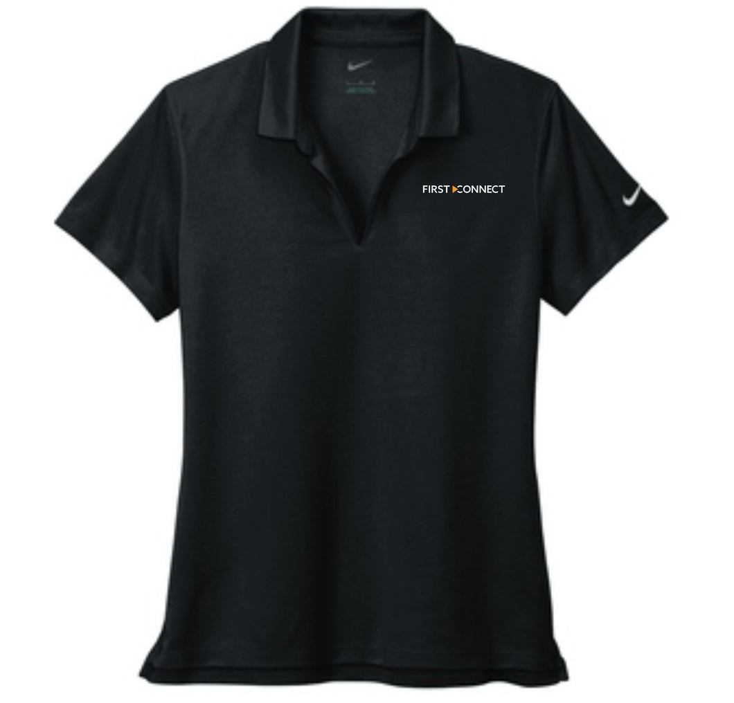 First Connect Nike Women's Black Polo