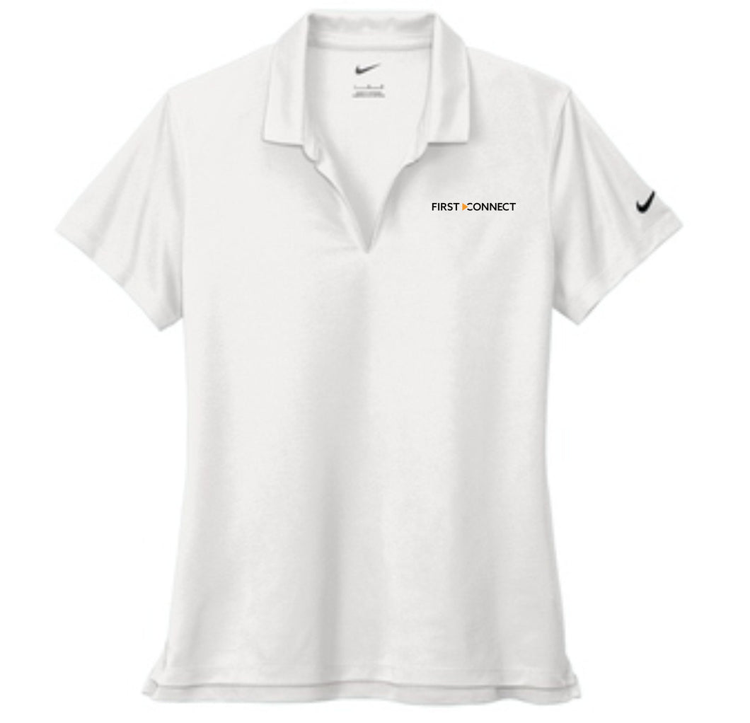 First Connect Nike Women's White Polo