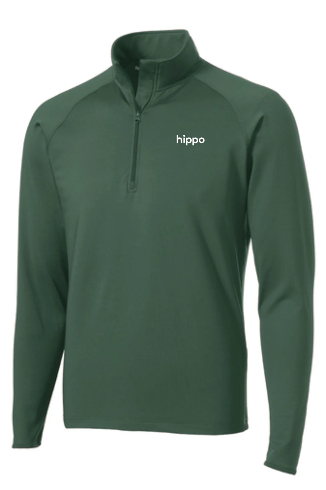 Hippo's Forest Green Anniversary 1/2-Zip Pullover (MUST RECEIVE CODE)